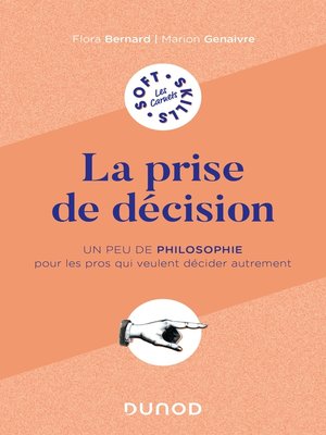 cover image of La prise de décision